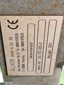 Elevatore per bovini