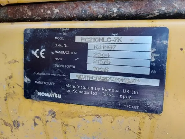20#6932 Escavatore cingolato Komatsu