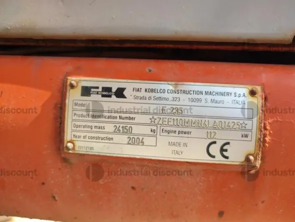 2#10032 Escavatore Fiat Kobelco E 235