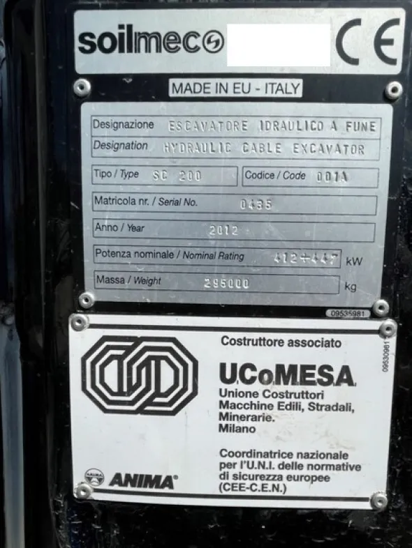 3#7286 Escavatore idraulico Soilmec