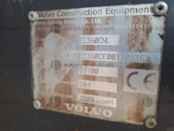 8#10255 Escavatore Volvo EC360CNL