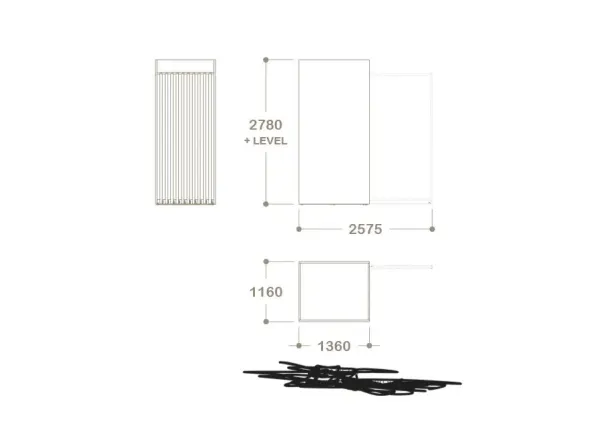 espositore scorrevole per ceramica , parquet
