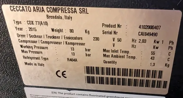 ESSICATORE