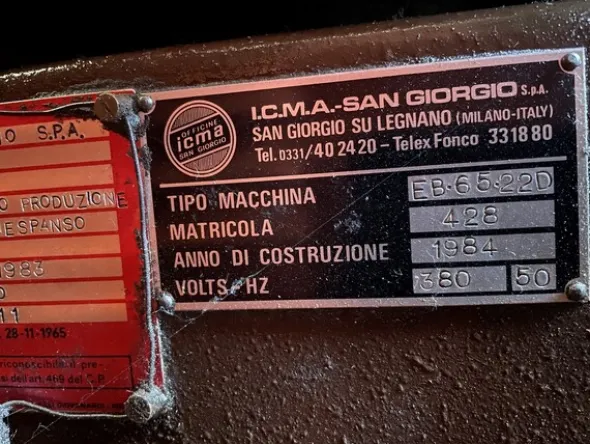 6#7514 Estrusore bivite Icma San Giorgio