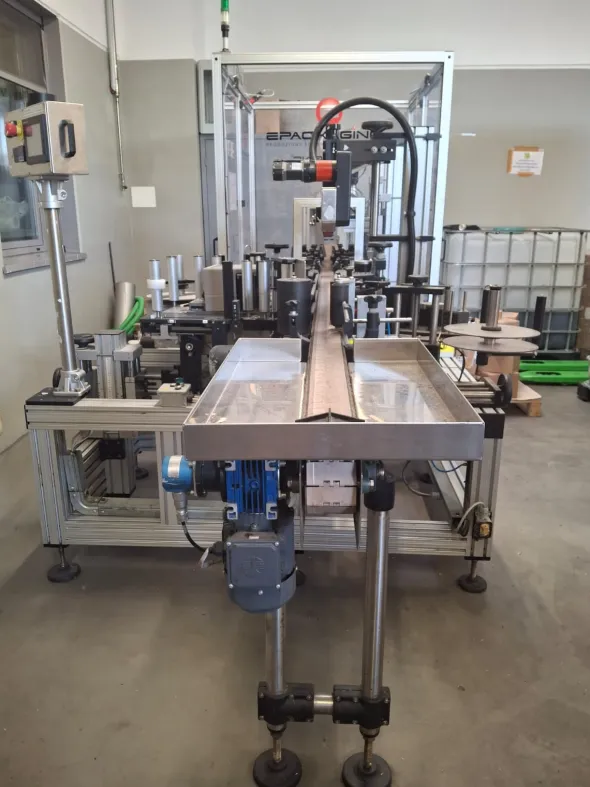 ET227 Etichettatrice con capsulatore usata – 2000 bph