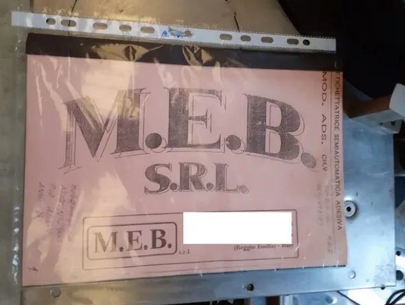1#6513 Etichettatrice Meb