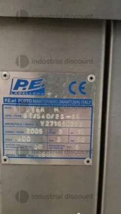 2#9598 Etichettatrice P.E. Labellers Master M