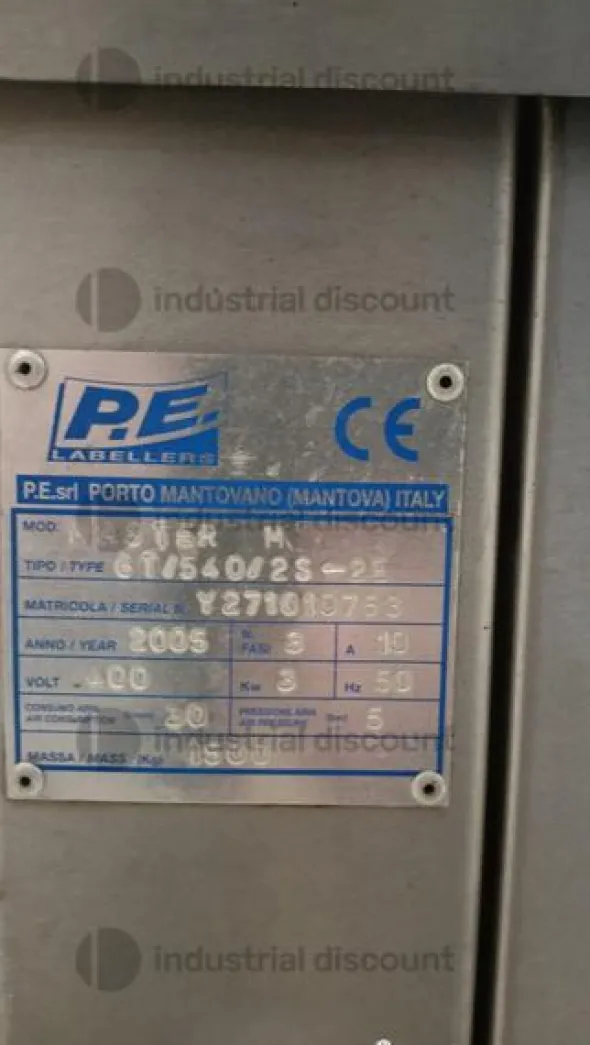 2#9598 Etichettatrice P.E. Labellers Master M