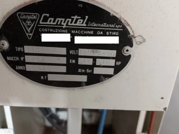 6#7447 Ferri da stiro professionali con caldaia