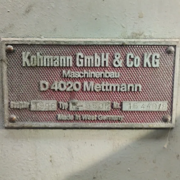 Finestratrice KOHMANN F-950/2