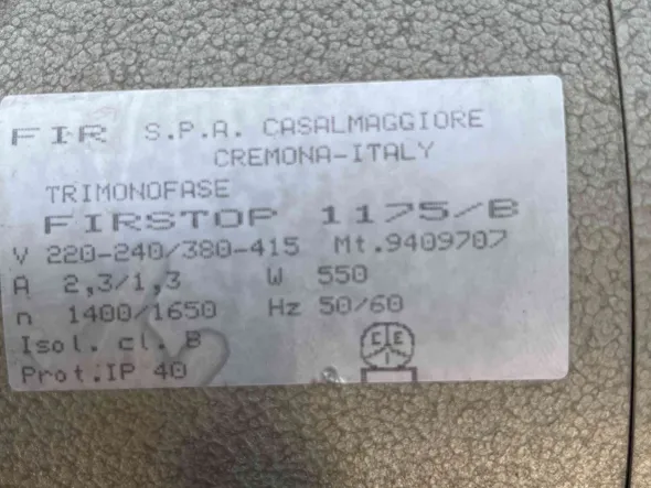 FIRSTOP 1175/B Motore macchina da Cucire trimonofase