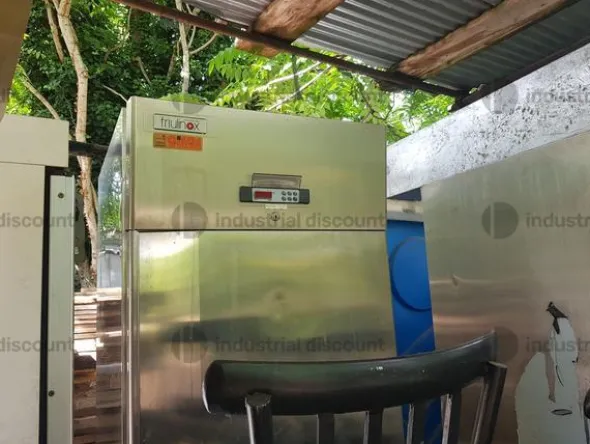 1#9459 Forno a gas e frigo colonna