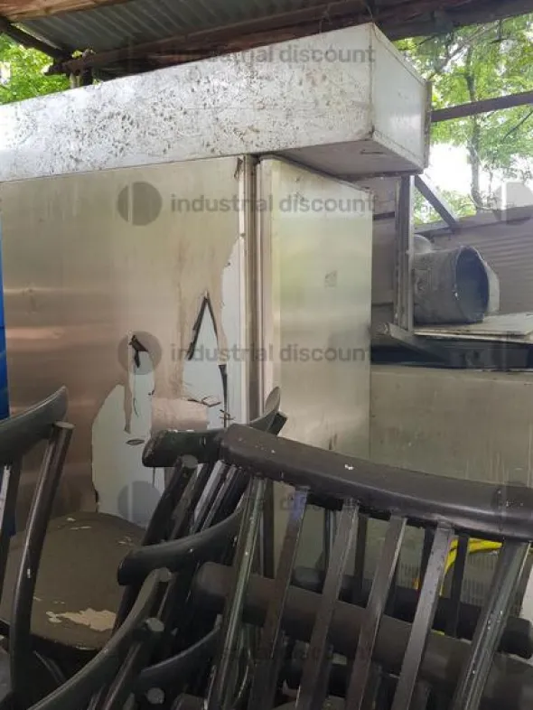 1#9459 Forno a gas e frigo colonna