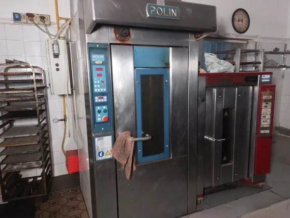 8#8037 Forno a gas Polin