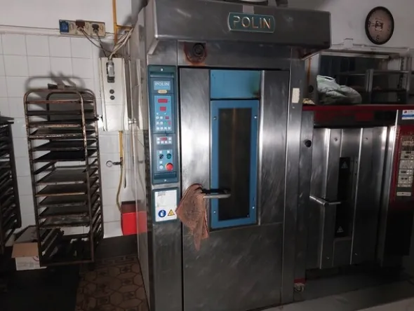 8#8037 Forno a gas Polin