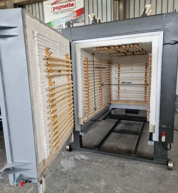 Forno elettrico per trattamenti termici metalli