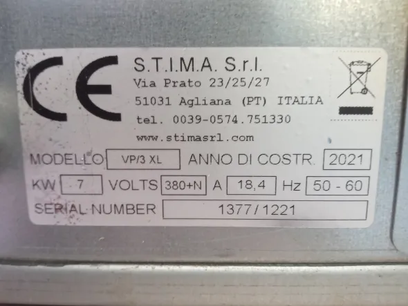 Forno per pizzeria VP3 XL Stima