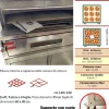 forno pizza con la cappa a condensazione
