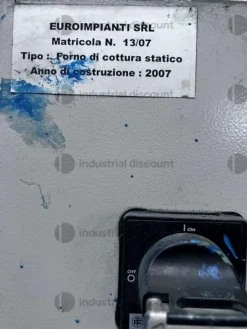 1#9563 Forno polimerizzazione statico per essiccazione vernici Euroimpianti