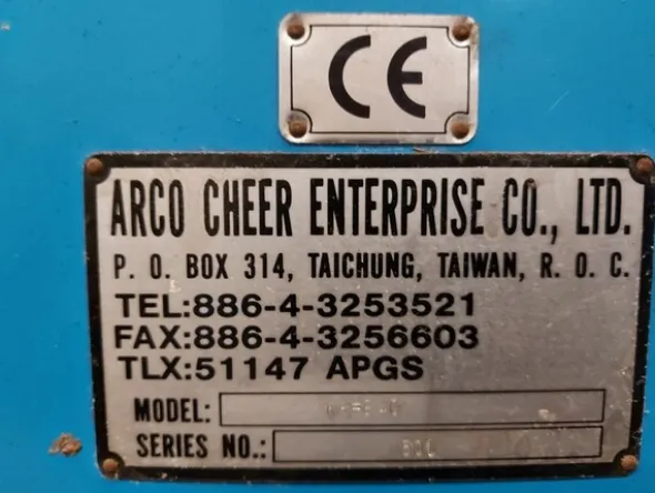 4#5389 Fresatrice Arco-Cheer Enterprice