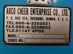 4#5389 Fresatrice Arco-Cheer Enterprice
