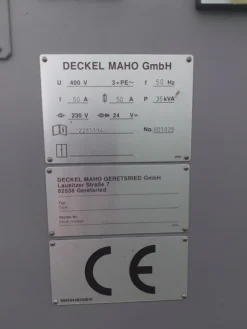 12#7923 Fresatrice CN Deckel Maho DMC 103 V