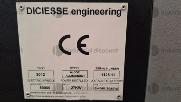 8#9600 Fresatrice Diciesse EngineeringAlcor All Rounder