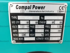 3#9390 Generatore compal 50KW