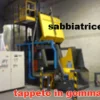 granigliatrice a tappeto rampante in gomma