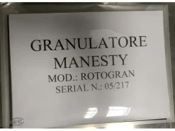 Granulatore granulator Manesty Rotogran