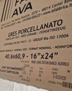 Gres effetto pietra 40x60 – 4,5 mq (3 scatole) Nuovo