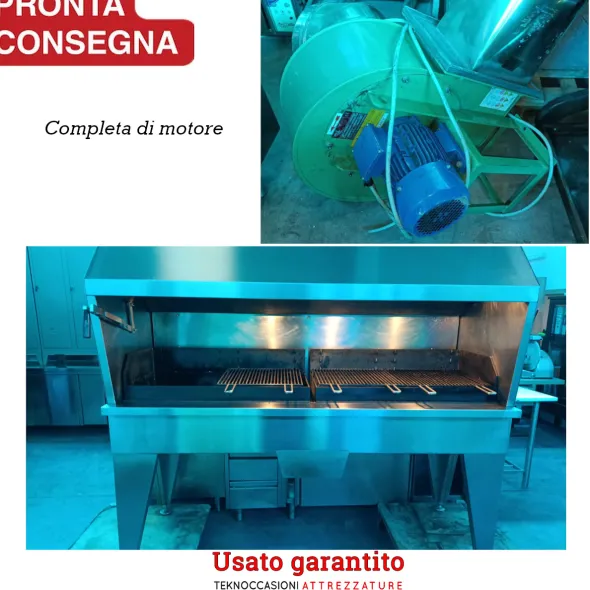 Griglia Bracere a carbone per arrosti con motore