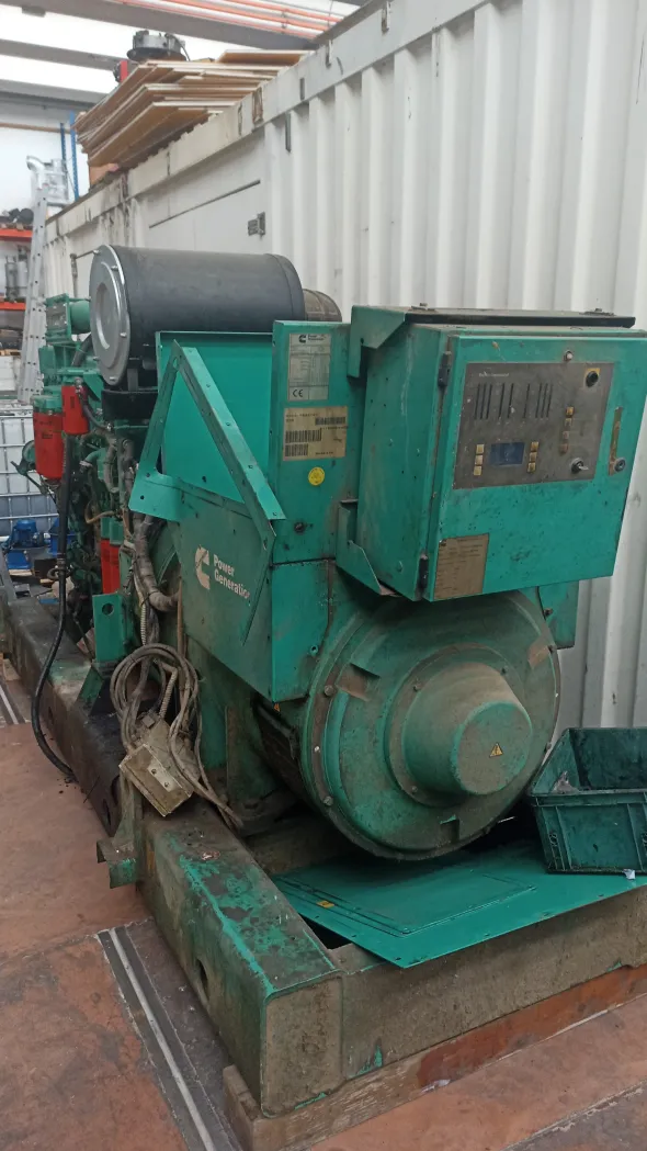 GRUPPO ELETTROGENO 500KW CUMMINS GASOLIO
