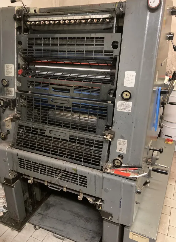 Heidelbergh GTO monocolore stampa offset