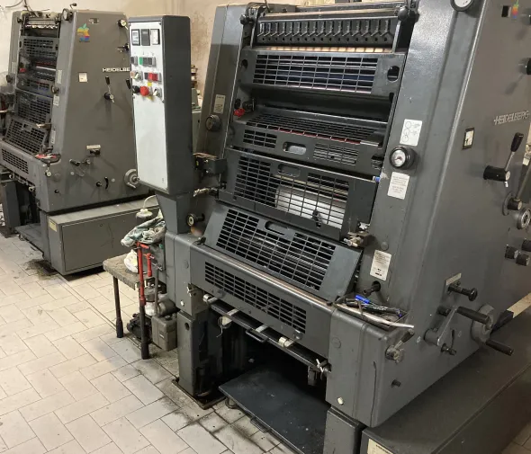 Heidelbergh GTO monocolore stampa offset