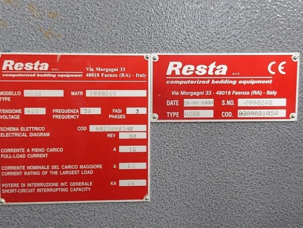 1#8474 Imballatrice automatica per materassi