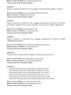Impianti, macchinari ed attrezzature varie