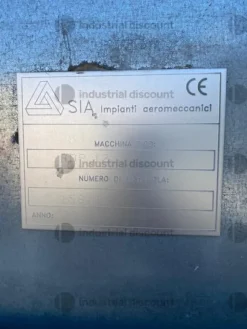 2#10208 Impianto aspirazione vapori solventi SIA ADP 12