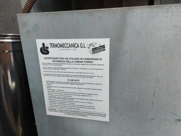 3#7673 Impianto completo di verniciatura Termomeccanica
