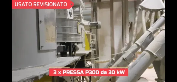 Impianto completo per produzione di pellet 1000 kg/ora
