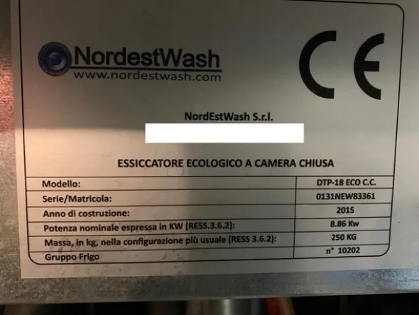 1#6518 Impianto di lavatrici e asciugatrici