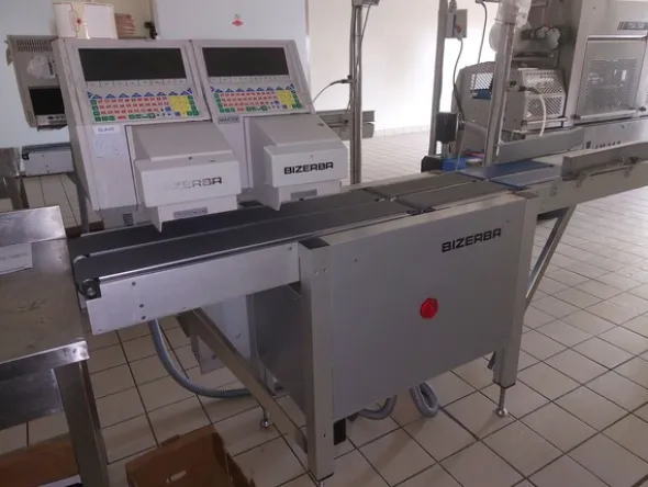 2#79500 Impianto di peso prezzatura Bizerba