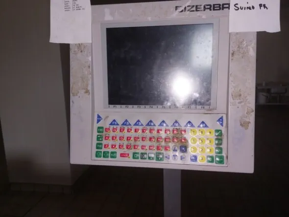 2#79500 Impianto di peso prezzatura Bizerba
