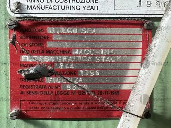 8#9894 Impianto di stampa Uteco