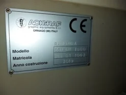 1#8033 Impianto galvanico per ramatura cilindri rotocalco