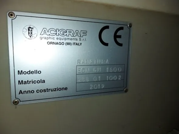 1#8033 Impianto galvanico per ramatura cilindri rotocalco