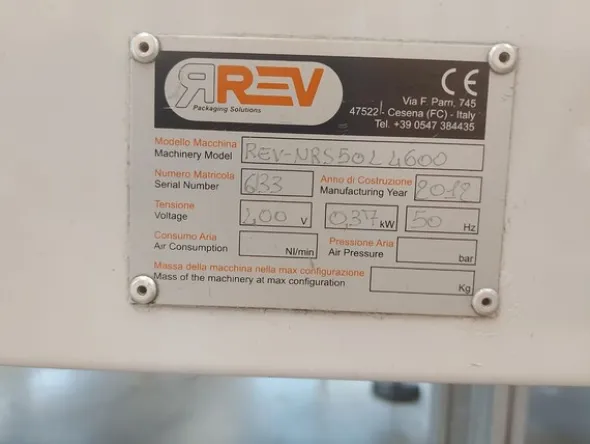 11#8584 Impianto pallettizatore