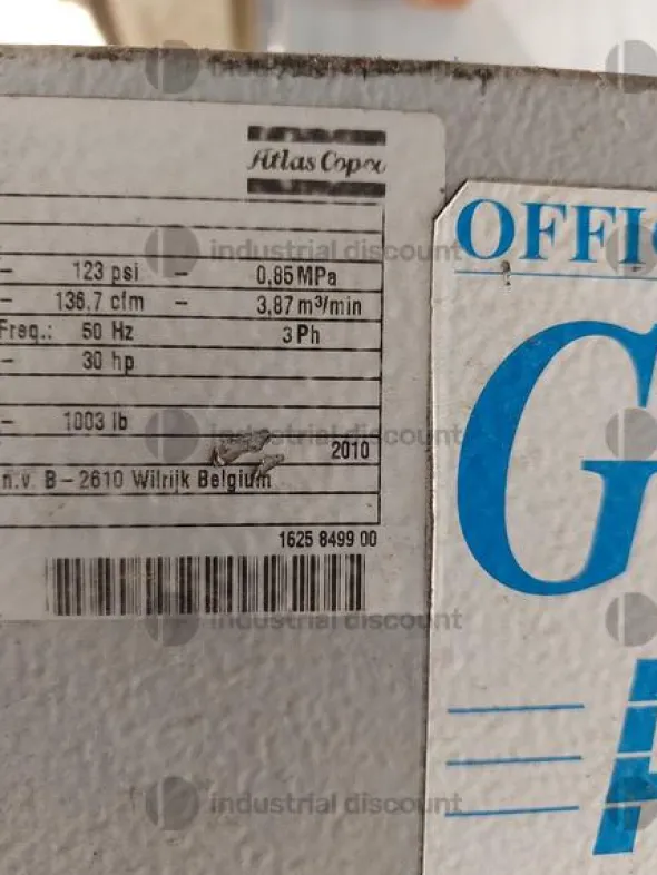 92#8801 Impianto produzione di aria compressa