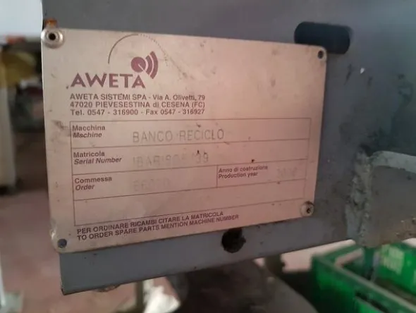 1#1963 Impianto smistamento Aweta per frutta rotonda
