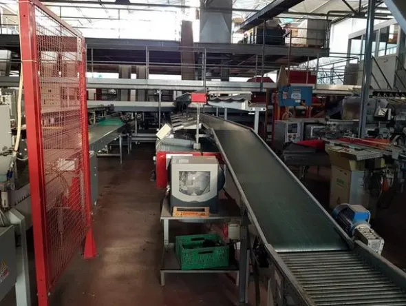 1#1963 Impianto smistamento Aweta per frutta rotonda